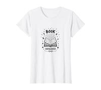 Libro Hangover Bibliophile Reading Lover Maglietta, Donna, Bianco, S