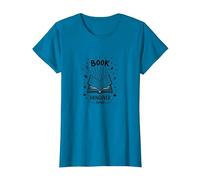 Libro Hangover Bibliophile Reading Lover Maglietta, Donna, Zaffiro, M
