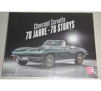 Libro Illustrato Chevrolet Corvette - 70 Anni Storie C1 C2 C3 C4 C5 C C7 C8