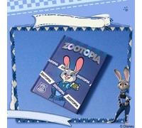 Libro illustrato divertente della serie "La vita di Judy" di Disney. Ripristina perfettamente il fascino professionale dell'agente Judy in "Zootropolis". (1 pezzo) Carta tessile