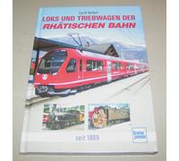 Libro Illustrato Loks E Automotrice Il Rhätischen Bahn ( Rhb ) Dal 1889 Nuovo