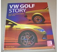 Libro Illustrato VW Golf Story - Tutte Le Generazioni Dal 1974 - I Fino VIII