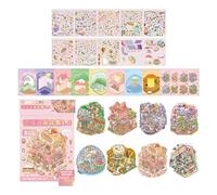 Libro in miniatura dell'isola dell'arcobaleno, paesaggio, PET per scrapbooking, diario, taccuino, libro dei ricordi, laptop, set interattivo