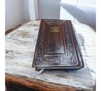 Libro in pelle LA BIBLE ebraico francese testamento ebraico Tanakh Tanach...