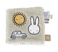 Libro in tessuto Fluffy verde con attività | Miffy x Tiamo