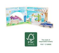 Libro Interattivo in Legno della Polizia Small Foot
