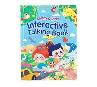 Libro interattivo per bambini - Giocattolo elettronico per l'apprendimento parlante, di sviluppo vocale di 260 parole | Dispositivo Talk Educazione della scuola materna Ortografia Formazi