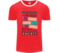 Libro Lettura Re-Enter Society Divertente Uomo Ringer Fotl