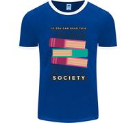 Libro Lettura Re-Enter Society Divertente Uomo Ringer Fotl