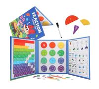Libro Magnetico Delle Frazioni Per Bambini - Materiali Didattici di Matematica - Strumenti Didattici Matematici - Per Casa, Scuola, Aula, Bambini, Viaggio, Compleanno, Vacanza, Sala Giochi