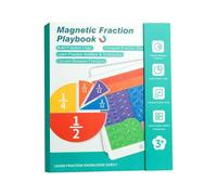 Libro Magnetico per Dimostrazione Frazioni Di Matematica Portatile | Kit Magnetico Per Le Frazioni Per Bambini E Bambine, Per Scuola E Aula, Per Casa, Per Feste Indoor E Vacanze