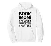 Libro Mamma Amante Gatto Vivere in Capitoli Accogli Felpa con Cappuccio
