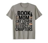 Libro Mamma Amante Gatto Vivere in Capitoli Accogli Maglietta