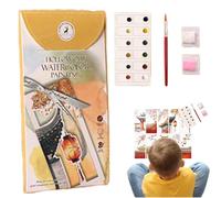Libro Marks for Reading Women, cavo segnalibri ad acquerello 12 colori pigmento solido design busta squisito 10 pezzi portatili Bookmarks fatti a mano