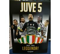 LIBRO MAXI BOOK FC JUVENTUS CAMPIONE D'ITALIA 2015/2016 JUVE 5 LEGGENDA 34