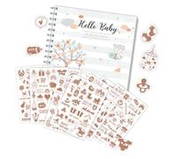 Libro Memoria Per Bambini Con Adesivo Per Baby Boy O Ragazza Del Anno Giornale Libri Scarto Dalla Gravidanza All'età 1 Età Unisex Scrapbook