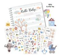 Libro Memoria Per Bambini Con Adesivo Per Ragazzo O Ragazza Del Anno Scrapbook Dalla Gravidanza All'età 1 Età Neutrale Genere.