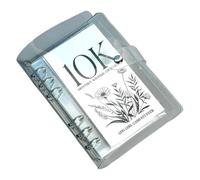 Libro mensile divertente e facile per risparmiare denaro sfide con copertine trasparenti per risparmiare 2,5/5/10K dollari