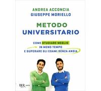 LIBRO METODO UNIVERSITARIO. COME STUDIARE MEGLIO IN MENO TEMPO - ANDREA ACCONCIA