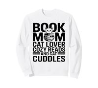 Libro Mom Cat Lover Letture accoglienti e Coccole per Gatti Felpa