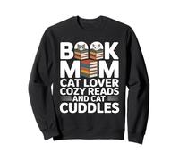Libro Mom Cat Lover Letture accoglienti e Coccole per Gatti Felpa