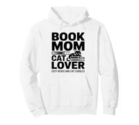 Libro Mom Cat Lover Letture accoglienti e Coccole per Gatti Felpa con Cappuccio