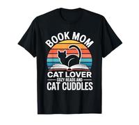 Libro Mom Cat Lover Letture accoglienti e Coccole per Gatti Maglietta