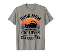 Libro Mom Cat Lover Letture accoglienti e Coccole per Gatti Maglietta