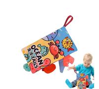 Libro Morbido Per - Libro Sensoriale,Design Coda Attività Educative Prime Scoperte Giocattolo Viaggio Auto Bambini 0 3 Anni Passeggino Asilo