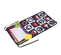 Libro Morbido per Neonati con Specchio, Giocattolo da Pavimento per Lo Sviluppo del Cervello e Il Miglioramento della Coordinazione Occhio-Mano