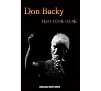 Libro - Musica - Artisti - Don Backy - Testi Come Poesie - Cni