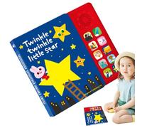 Libro musicale per bambini, giocattolo educativo interattivo, 10 canzoni da cantare