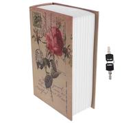 Libro nascosto Safe Money Hidden Safe Box Case di libri di metallo creativo per