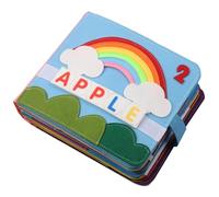Libro occupato in feltro a tema multiplo, libro occupato con cinghia di chiusura, 25,4 x 20,3 cm, libri per bambini per l'apprendimento prescolare, l'apprendimento dell'asilo, libri per bambini a