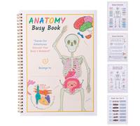 Libro Occupato Montessori per Bambini, Libro Occupato di Anatomia Umana il Mio Libro Occupato per la Scuola Materna per Attività di Apprendimento All'Asilo Comprensione del Corpo Umano