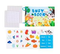 Libro 'occupazione - Apprendimento cognitivo orientato all'educazione - Libro di attività sensoriale,per il di gioco bambini intrattenimento curioso piacere casa e famiglia interni età 1-5