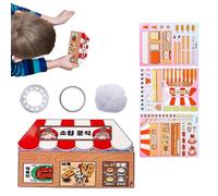 Libro 'occupazione per bambini piccoli, libri tranquilli per bambini | Libro sensoriale con adesivi, libro di attività tranquillo | Giocattolo educativo creativo per l'asilo Kinderga