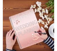 Libro Organizzatore Matrimonio - Agenda Sposi con Raccoglitore - Taccuino Ricordo per Gestione Budget Memoria Nozze e Pianificazione Festa