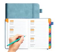 Libro 'organizzatore password del sito Web - Distruggi alfabetici di schede, Notebook con account indirizzo tascabile | Secure Private Internet Login Dettagli Gestione, Journal del custode della p