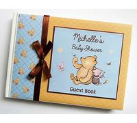 Libro Ospiti Baby Shower Winnie the Pooh Classico, Album, Blu, 5