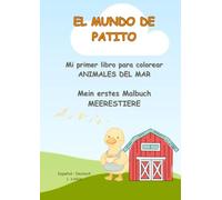 Libro para colorear bilingüe ESP DE | Animales del mar | 1-5 años: Mein Erstes Malbuch: Meerestiere