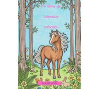 Libro para Colorear Caballos para Niños de 8 Años en Adelante: 25 Hermosos Dibujos de Caballos para Pintar en Escenas de Naturaleza y Fantasía - ... para Niños y Niñas Amantes de los Caballos