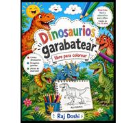 Libro para colorear con dibujos de dinosaurios adorables para niños de 5 a 15 años.: Páginas para colorear divertidas y fáciles con animales ... de colorear educativo para niños y niñas.