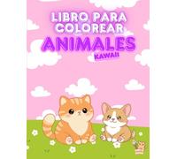 Libro para colorear de Animales Kawaii