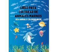 Libro Para Colorear de Animales Marinos
