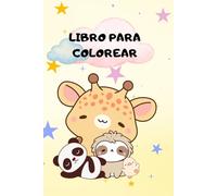 Libro para colorear dibujos Kawaii.: Colorea y diviértete.