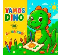 Libro para colorear dinosaurios para niños de 3 a 7 años. 50 bonitas ilustraciones en diferentes escenas cotidianas.
