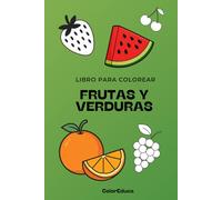 Libro para colorear FRUTAS y VERDURAS