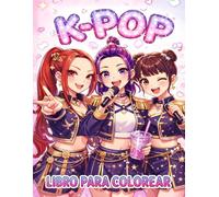 Libro para colorear K P O P: Personajes entre música y mito para colorear