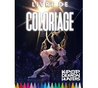 Libro para colorear K-POP: Motivos de ídolos y escenario para amantes de la música